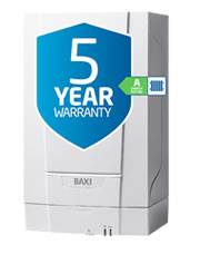 Baxi heat only boiler 5 yer warranty